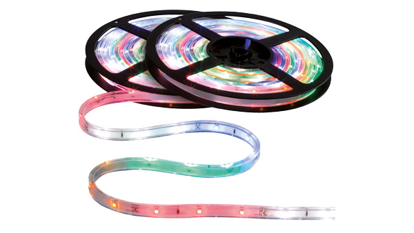 farbige LED-Bänder - wasserfest für den Aussenbereich (IP67)