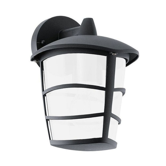 Eglo 93516 Aloria Led Wandleuchte 7 W Garten Aussenlampen Schwarz