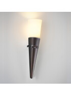 Paulmann 701.59 Decosystems Schirm „Wall Light“ Cone Wenge Satin / Braun (Wenge)