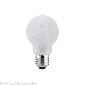 Paulmann 870.13 Globe 60 Eiskristall Energiesparlampe 7W E27 87013