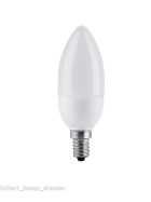 Paulmann 891.03 Energiesparlampe Kerze 3W ESL E14 Warmweiß Leuchtmittel 89103