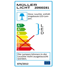 Starlicht 20900281 Naxos 45 LED Unterbauleuchte 7 W Weiß inkl. Leuchtmittel