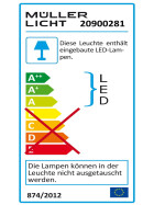 Starlicht 20900281 Naxos 45 LED Unterbauleuchte 7 W Weiß inkl. Leuchtmittel