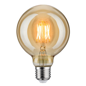 E27 LED 6,5W Vintage Globe95 Paulmann 283.89 Filament Retrolampe Gold