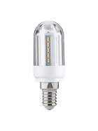 Paulmann 284.13 LED Kolbenlampe klar Wandleuchte 3,5W E14 Warmweiß 2700K