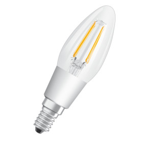 Osram LED Superstar Retrofit Filament Dimmbar Classic Kerze E14 4,5W = 50W 2700K