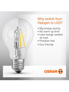 Osram LED Superstar Classic A60 dimm Filament E27 6,5W = 60W Glühbirne Warmweiß