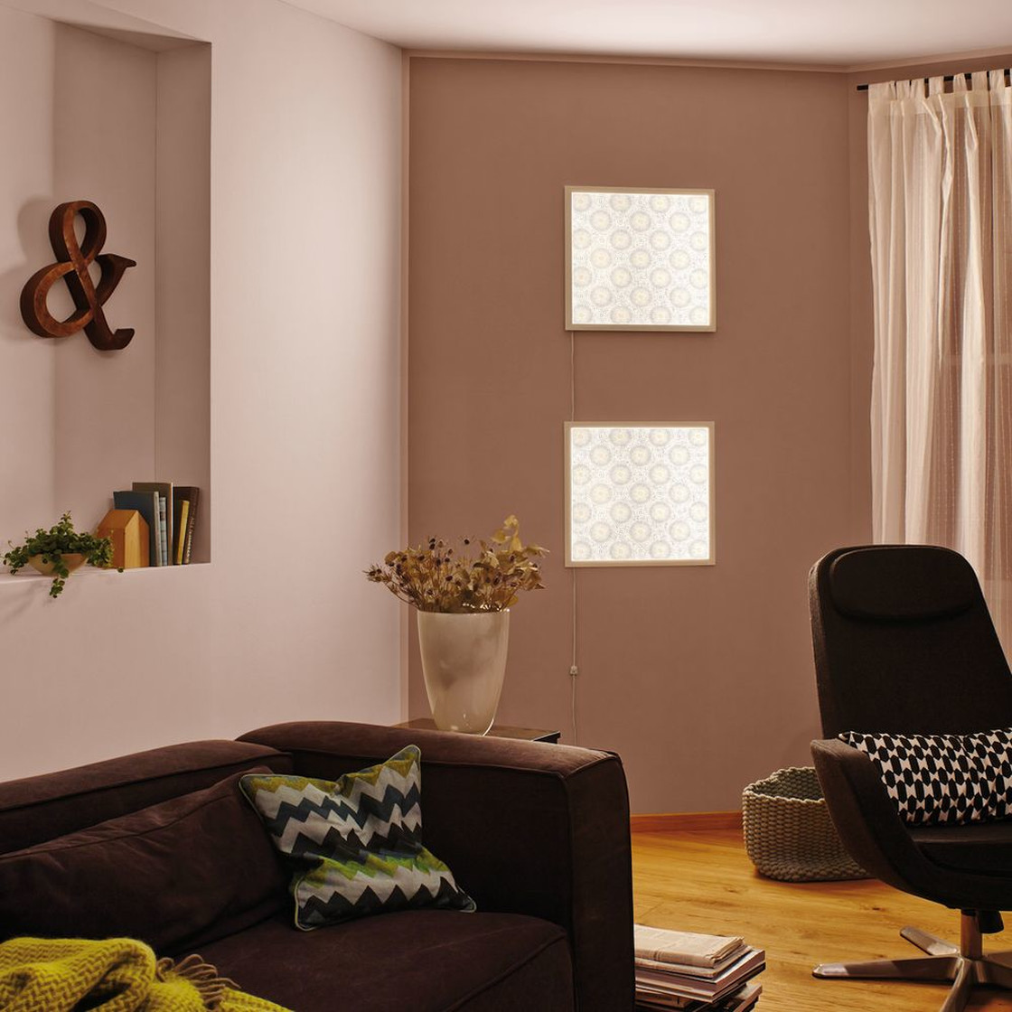 Paulmann LED | Wandleuchte Warmweiß 11,5W Panel oder Diffuse Lumix Or
