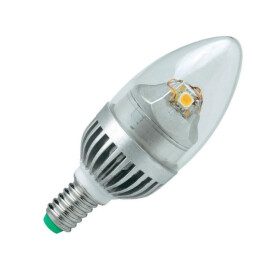 Megaman MM21002 LED-Kerze klar Lampe 5W E14 Warmweiß 180Lm