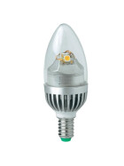 Megaman MM21002 LED-Kerze klar Lampe 5W E14 Warmweiß 180Lm