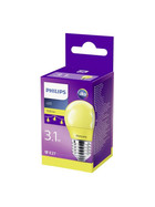Philips LED E27 Tropfen P45 Party Leuchtmittel Glühlampe 3,1W Gelb 230V Sparsam