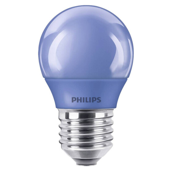 Philips LED E27 Tropfen P45 Party Leuchtmittel Glühlampe 3,1W Blau 230V Sparsam