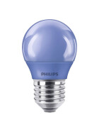 Philips LED E27 Tropfen P45 Party Leuchtmittel Glühlampe 3,1W Blau 230V Sparsam