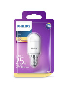 Philips LED E14 Kolben Kühlschrank Lampe T25 Licht 3,2W=25W Warmweiß 230V