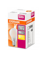 Osram LED Star Classic A75 Filament Lampe E27 Leuchtmittel 8W=75W Warmweiß matt