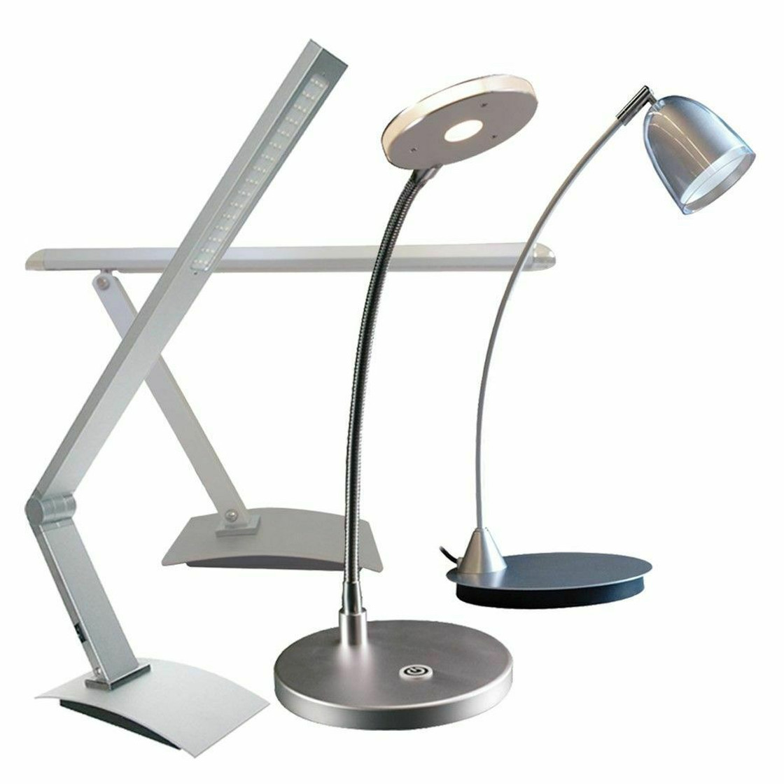 Tischleuchte LED Stehlampe Schreibtisch Lampe Strahler zusammen