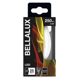 Bellalux LED Classic B25 Filament Kerze E14 Leuchtmittel 2,5W=25W Warmweiß klar