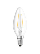 Bellalux LED Classic B25 Filament Kerze E14 Leuchtmittel 2,5W=25W Warmweiß klar