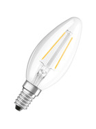 Bellalux LED Classic B25 Filament Kerze E14 Leuchtmittel 2,5W=25W Warmweiß klar