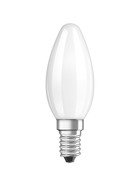 Osram LED Star Classic Lampe Kerzen E14 4W=40W Matt Kaltweiß (6500K)