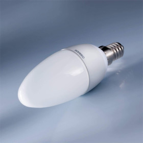 Osram LED Leuchtmittel Lampe Kerze E14 5,7W=40W Matt Warmweiß (2700K) 3er-Pack