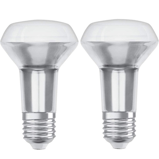 2x Osram LED Star R63 Lampe E27 Leuchtmittel 3,3W=40W Warmweiß 36°