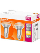 2x Osram LED Star R63 Lampe E27 Leuchtmittel 3,3W=40W Warmweiß 36°