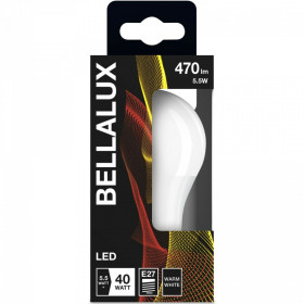 Bellalux LED Leuchtmittel Lampe AGL E27 Warmweiß (2700K) Matt 5,5W=40W