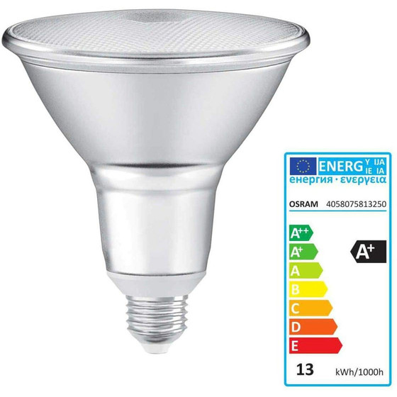 Osram LED Parathom Dimmbar 12,5W=100W PAR38 Reflektorlampe E27 Warmweiß 30°