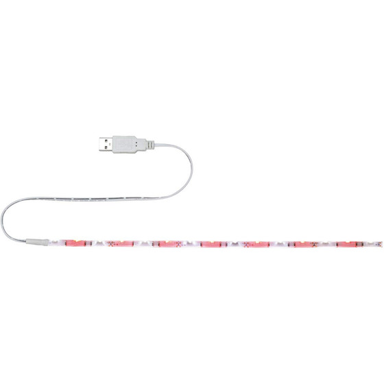 Paulmann 704.57 LED Stripe Band 1,5W Rot/Weiß 30cm USB-Anschluss Kuns