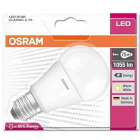 Osram LED Star Classic A75 Lampe E27 Leuchtmittel 9W=75W Warmweiß matt