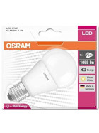 Osram LED Star Classic A75 Lampe E27 Leuchtmittel 9W=75W Warmweiß matt