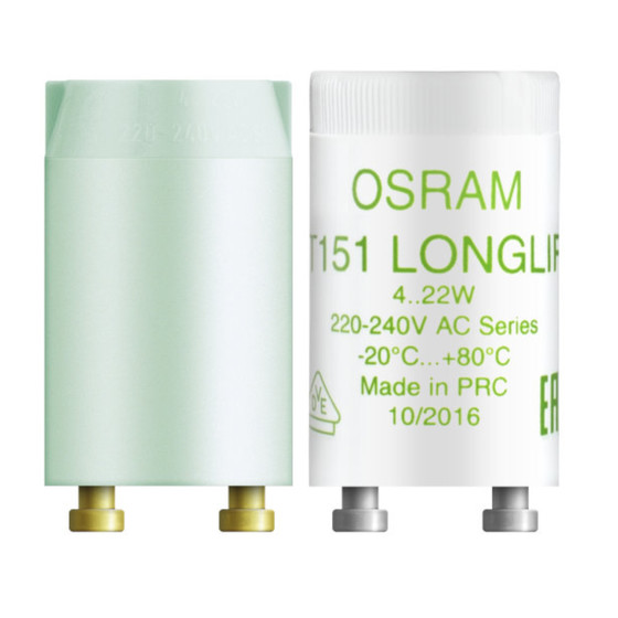 2x Osram Longlive Leuchtstoffröhren Starter St151 4 - 22 W Serienbetrieb