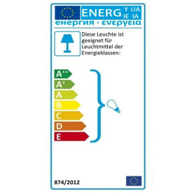 Eglo 89107 Xara 3 EBL Einbauleuchte ESL LED max. 2x15W E27 Ø235mm Nickel Silber