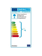 EGLO Edi Light 52192 Toxic Wandleuchte Sonne E27 max. 60W Ø350mm Kalkmuschel