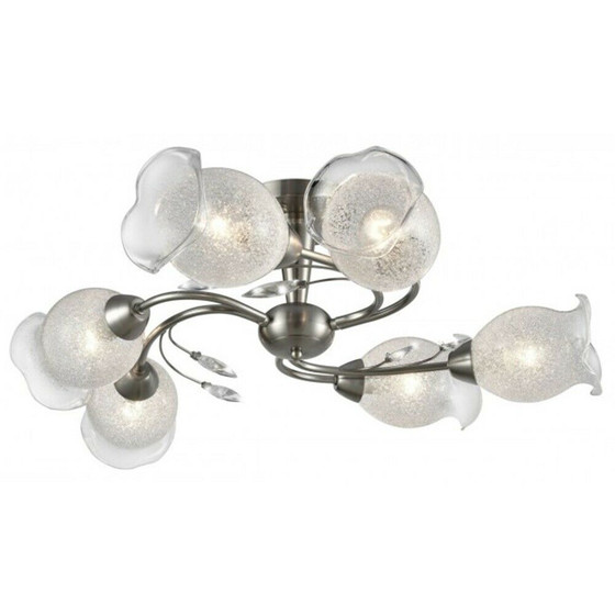 ESTO 70005-6 Deckenleuchte ROMANTICA Nickel gebürstet...