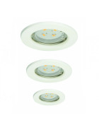 Light Topps LT11300 3er Set Led 3x 1,8W Einbaustrahler Deckenspot EBL weiß