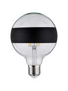 Paulmann 286.82 LED Globe 125 Ringspiegel Schwarz matt 6,5W E27 2700K dimmbar