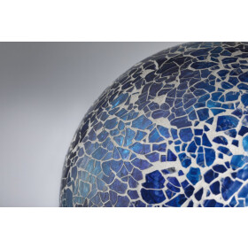 Paulmann 287.50 LED Globe Ø130 E27 5W 470lm Miracle Mosaic Handmade blau dimmbar