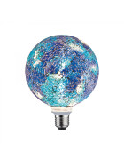 Paulmann 287.50 LED Globe Ø130 E27 5W 470lm Miracle Mosaic Handmade blau dimmbar