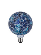 Paulmann 287.50 LED Globe Ø130 E27 5W 470lm Miracle Mosaic Handmade blau dimmbar