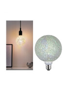 Paulmann 287.45 LED Globe Ø130 E27 5W 470lm Miracle Weiß Mosaic Handmade dimmbar