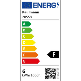 Paulmann 285.58 LED Leuchtmittel Tropfen 5,5W Warmweiss...