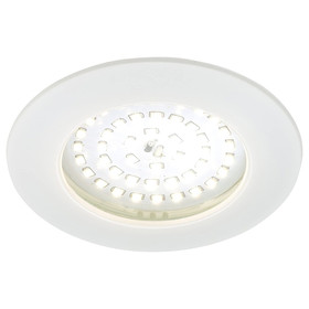 Briloner 7233-016 LED Einbauleuchten Set Weiß rund 10,5W IP44 Dimmbar inkl. Leuchtmittel